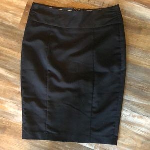 Black pencil skirt